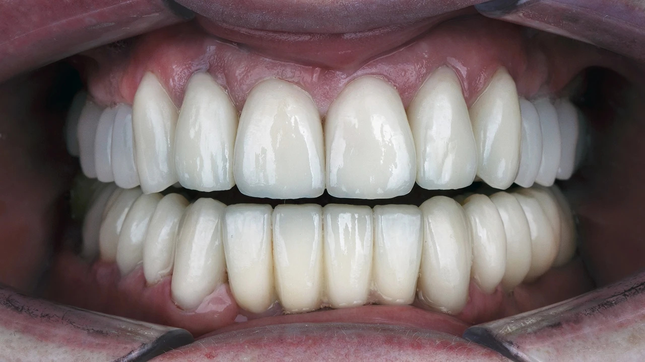 Smile after veneers install